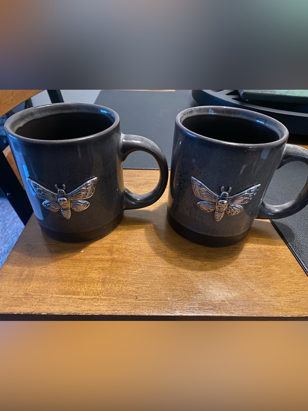 Death Moth Mugs- Set of 2